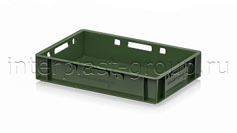 Ящик для мяса и колбасных изделий Е-1 зеленый в Шымкенте