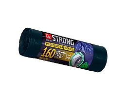 Мешки для мусора 160 л, двухслойные, синие, в рулоне 10 шт., ПВД, 30 мкм, 1100х800 мм, GRIFON SUPER POWER , 101-092 в Шымкенте