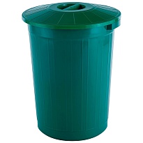 Мусорный бак с крышкой 60 л зеленый 60 зеленый в Шымкенте Мусорный бак с крышкой 60 л зеленый 60 зеленый в Шымкенте