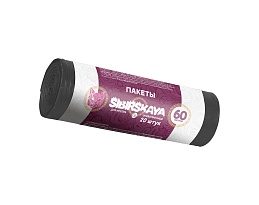 Мешки для мусора 50 л, черные, в рулоне 20 шт., ПНД, 10 мкм, 700х600 мм, SIBIRSKAYA, 101-006 S в Шымкенте Мешки для мусора 50 л, черные, в рулоне 20 шт., ПНД, 10 мкм, 700х600 мм, SIBIRSKAYA, 101-006 S в Шымкенте