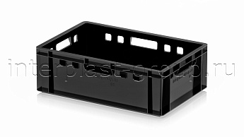 Ящик для мяса и колбасных изделий Е-2 черный в Шымкенте Ящик для мяса и колбасных изделий Е-2 черный в Шымкенте