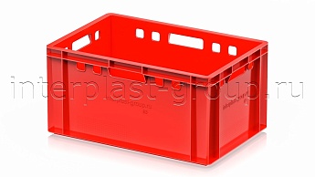 Ящик для мяса и колбасных изделий Е-3 красный в Шымкенте Ящик для мяса и колбасных изделий Е-3 красный в Шымкенте