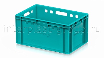 Ящик для мяса и колбасных изделий Е-3 бирюзовый в Шымкенте Ящик для мяса и колбасных изделий Е-3 бирюзовый в Шымкенте