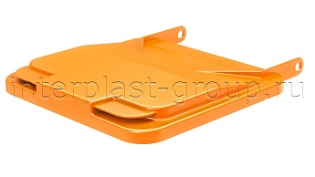 Комплект крышки для контейнера 120 л. оранжевая  оранжевый в Шымкенте