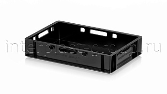 Ящик для мяса и колбасных изделий Е-1 черный в Шымкенте Ящик для мяса и колбасных изделий Е-1 черный в Шымкенте