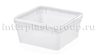 Куботейнер для меда и икры белый 12 литров в Шымкенте