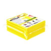 Мешки для мусора 160 л, желтые, в пачке 10 шт., ПВД, 40 мкм, 900х1100 мм, i-Bag в Шымкенте Мешки для мусора 160 л, желтые, в пачке 10 шт., ПВД, 40 мкм, 900х1100 мм, i-Bag в Шымкенте