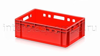 Ящик для мяса и колбасных изделий Е-2 красный в Шымкенте Ящик для мяса и колбасных изделий Е-2 красный в Шымкенте