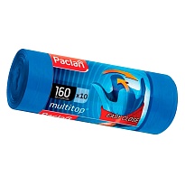 Мешки для мусора 160 л, с ушками, синие, в рулоне 10 шт., ПВД, 30 мкм, 1250х900 мм, PACLAN Multitop, 604064 в Шымкенте Мешки для мусора 160 л, с ушками, синие, в рулоне 10 шт., ПВД, 30 мкм, 1250х900 мм, PACLAN Multitop, 604064 в Шымкенте