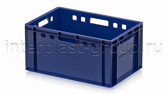 Ящик для мяса и колбасных изделий Е-3 темно-синий в Шымкенте
