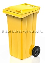 Мусорный контейнер 120 л желтый 120 желтый в Шымкенте