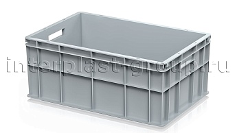 Ящик для молока, мяса, овощей и фруктов сплошной серый в Шымкенте