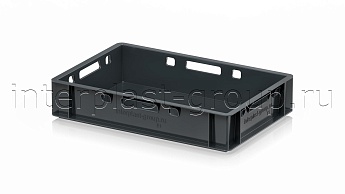 Ящик для мяса и колбасных изделий Е-1 темно-серый в Шымкенте