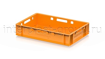 Ящик для мяса и колбасных изделий Е-1 оранжевый в Шымкенте Ящик для мяса и колбасных изделий Е-1 оранжевый в Шымкенте