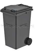 Контейнер для мусора 240 л серый 240 серый в Шымкенте