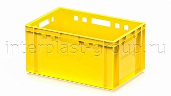 Ящик для мяса и колбасных изделий Е-3 желтый в Шымкенте Ящик для мяса и колбасных изделий Е-3 желтый в Шымкенте